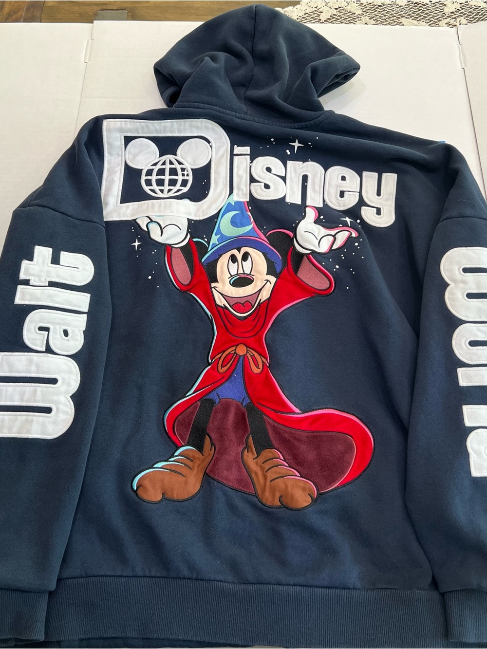 Walt Disney World Sorcerer Mickey Zip Up Hoodie XL